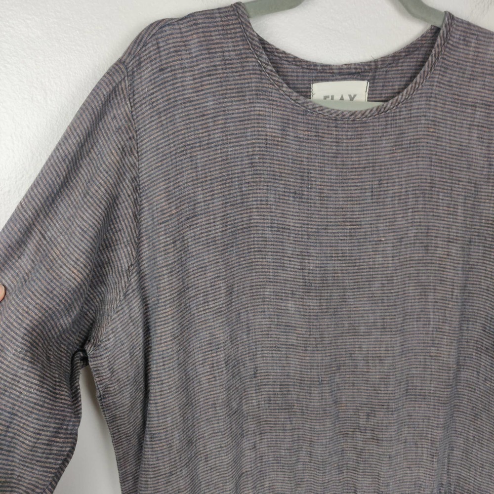 Flax Purple and Black Tunic Top - Picture 2 of 6